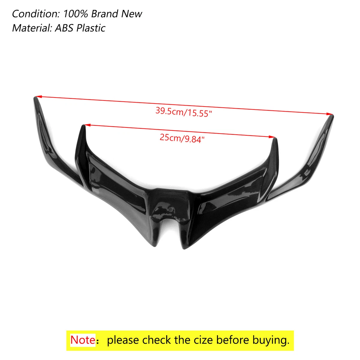 Motorcycle Front Panel Winglet Fairing For YAMAHA YZF R15 V3.0 17