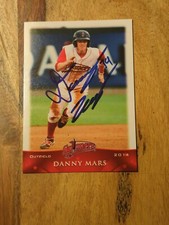 Danny Mars SIGNED 2014 Grandstand Lowell Spinners Boston Red Sox AUTOGRAPH