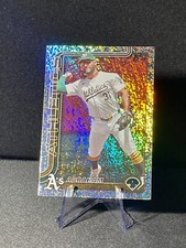 2025 Topps Series 1 - Abraham Toro #245 Shimmer Parallel Athletics Baseball