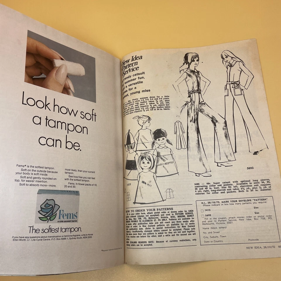 New Idea Magazine 28 October 1972 Australia Vintage - Image 3 of 4
