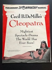 Cleopatra Original Movie Pressbook (1952) - 12 Pages - 12.5" x 15"  VG