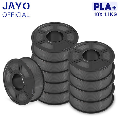 11KG JAYO Grau PLA+ Filament 1,75mm PLA Plus 3D Drucker Hohe Genauigkeit ±0,02mm