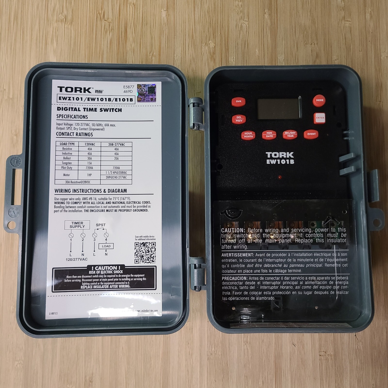 Ew101b Tork EW101B - Digital Time Switch | eBay