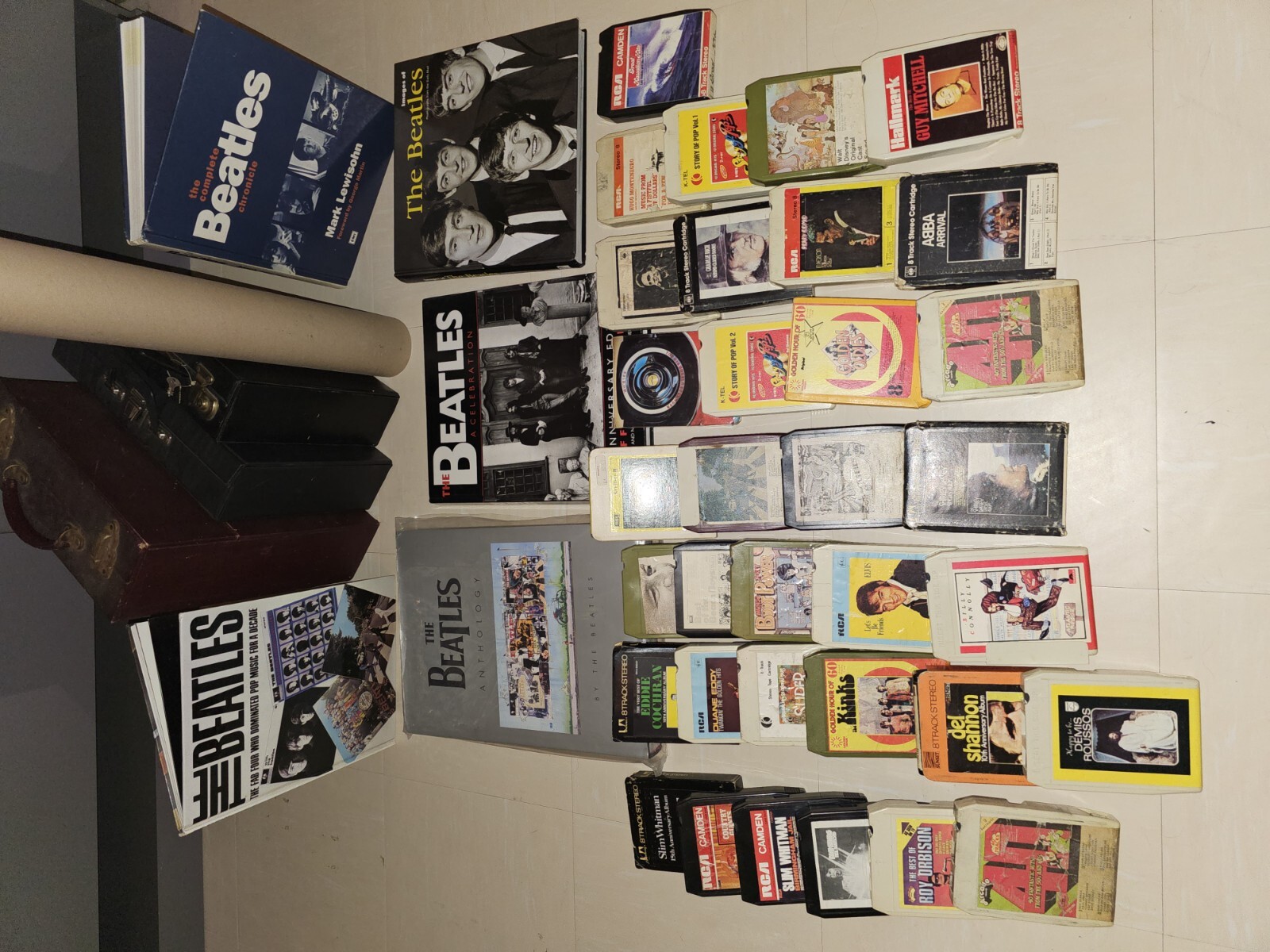 beatles memorabilia job lot X45 Records, Tapes, Vintage Cases. eBay