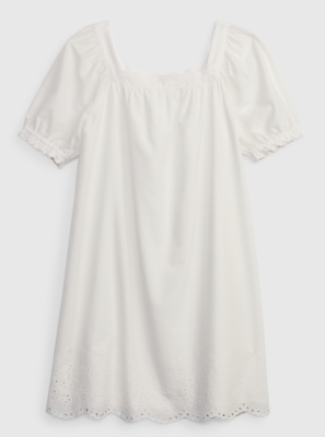 gap puff sleeve lace mini dress Flutter Sleeve Lace Mini Dress