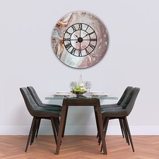 Premier Range Glass Wall Clock With Skeleton Frame in "Various Designs"