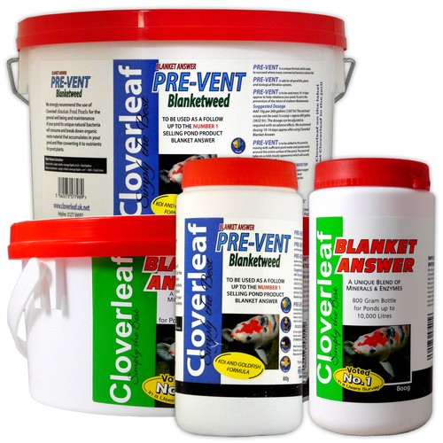 Cloverleaf Blanket Answer & PreVent Blanketweed Bundle Fish Pond Weed Treatment eBay