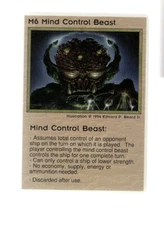 Galactic Empires CCG Monster Very Rare card M6 Mind Control Beast
