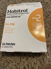 Habitrol Nicotine Transdermal System Patches 14mg Step 2 14 Patches 12/23