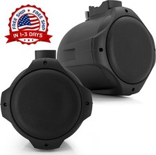 Altavoces Marinos Duales De 6,5 Pulgadas - 2 V as IP44 A Prueba De Agua Negra 