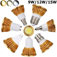 9W 12W 15W Led COB Downlight lighting neutral ceiling bulbs GU10 spot 110V 12v