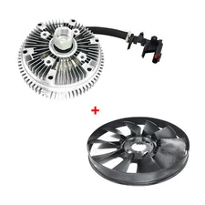 Fan Clutch & Radiator Cooling Fan for GMC Chevy Olds Chevrolet Trailblazer Envoy