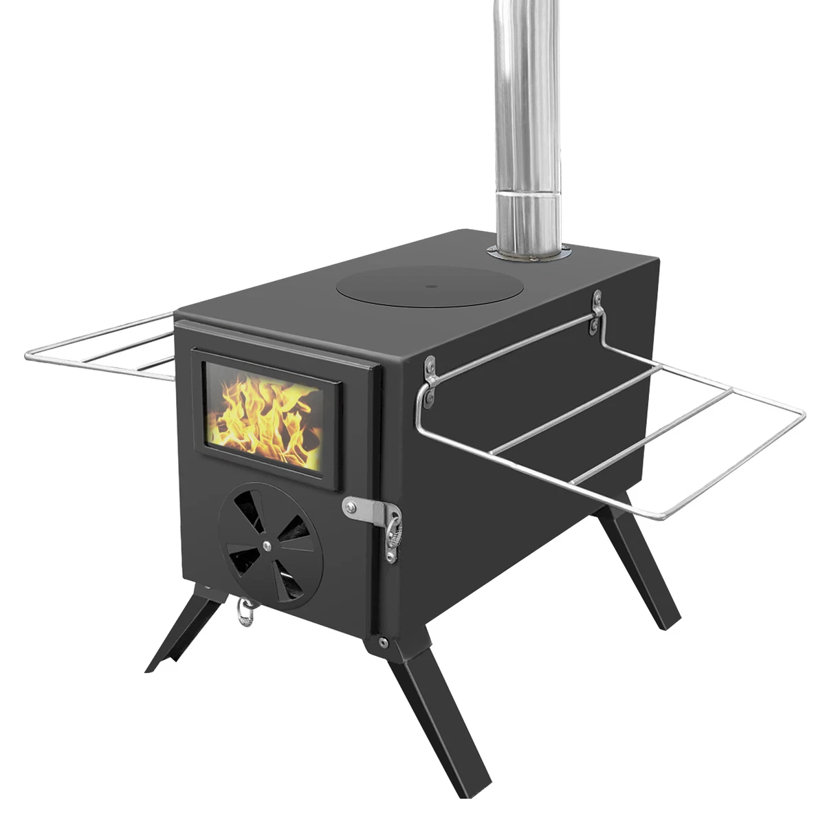 Camping Tent Firewood Stove Portable Wood Burning Stove Firewood Burner  W2U4 | eBay