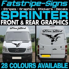to fit MERCEDES SPRINTER GRAPHICS STICKERS STRIPES CAMPER VAN MOTORHOME SWB MWB