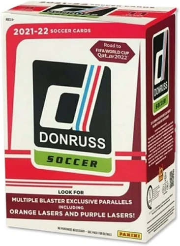 ✅2021-22 Panini Donruss Soccer 88 Cards Blaster Box Road to FIFA World Cup Qatar