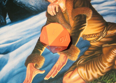 GameScience - Ugly Dice - Opaque - ocker - w10 - zehnseitig - Würfel RPG