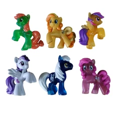 Hasbro My Little Pony Blind Bag Mini Figure Lot of 6 Royal Riff Peachy Sweet MLP