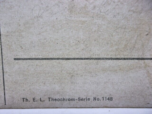 Antique Theocrom 1148 Postcard Germany Romantic Love Man & Woman Vintage Old PC - Picture 6 of 6