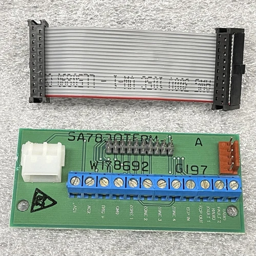 Pittway 2000 N7493V1 Rev.C Fire Alarm Wiring Control Board w/ Cable