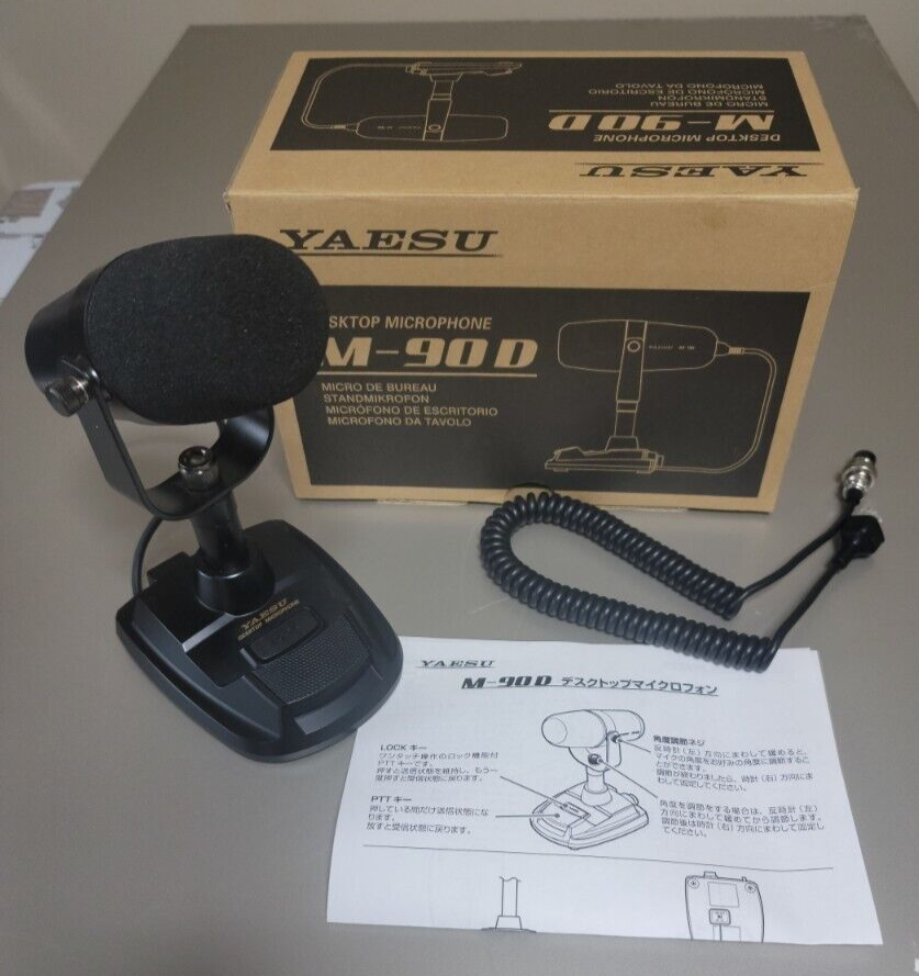 Yaesu M-90D desktop microphone for FT-991A FTDX3000 FTDX10 FTDX101