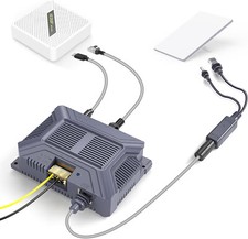 Starlink Mini PoE Injector 12V Starlink Adapter Splitter Kit, 150W 5 in 1, S314