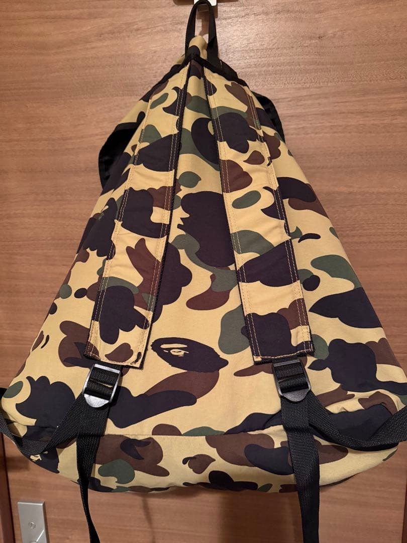 A BATHING APE Camouflage Nylon Backpack Bag Multi Pocket Design M thumbnail 4