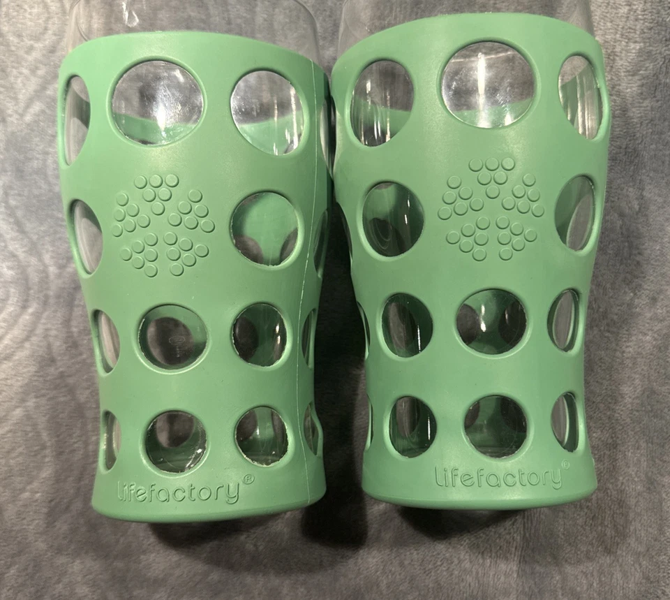 Life Factory Gafas 2 Verde Encerradas en Soportes Silicona Foto 2 de 4