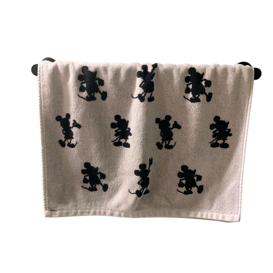 Pottery Barn Mickey Mouse Disney Hand Towel Reversible Bathroom Kitchen Black - Image 3 of 4