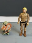 1980 Vintage Kenner Star Wars Luke Skywalker & Yoda Dagobah Action Figure Lot