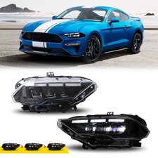 2018-2023 Led Headlights For Ford Mustang Head Front Lamps Assembly Left Right