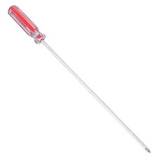 Piutouyar 10 Inch Phillips Cross Head Screwdriver, Extra Long 10 2, Red