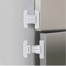 Refrigerator & Freezer Door Lock – Child Proof Fridge Latch with Strong Adhesive