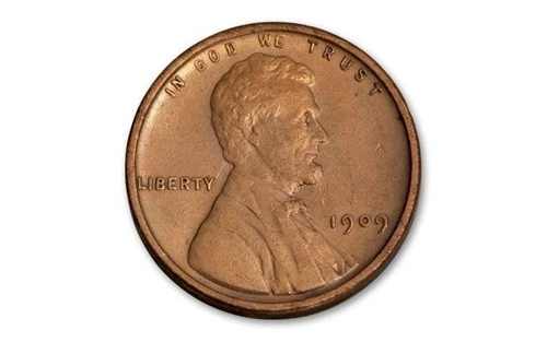 1909 P - Lincoln Wheat Penny - XF