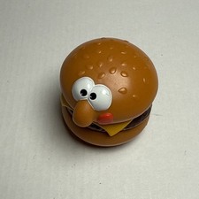 Vintage Burger King Hallmark 1989 Lickety Splits Rolling Racers Cheeseburger Toy