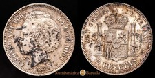 Alfonso XIII 2 Pesetas (10,03 gramosg) 1894 *18-94* Madrid PG·V CAL-86 EBC/EBC