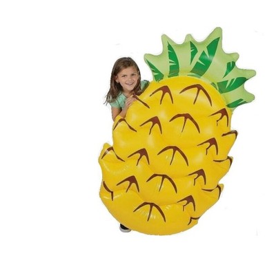 Summer Swimming Pool Jumbo Inflatable Pineapple Pool Float 60'' x 34''