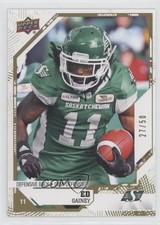 2019 Upper Deck CFL Gold 27/50 Ed Gainey #52 xp6