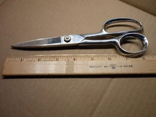 CUTCO Vintage Take-Apart Chrome 8” Kitchen Sewing Serrated Scissors Shears USA