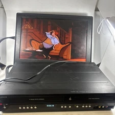 FUNAI VCR Recorder Combo DVD S-video ZV427FX4 HDMI NO Remote TESTED