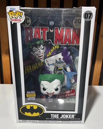 Funko Pop! Comic Book Cover with Case: DC Universe #07 The Joker Winter Con 2022