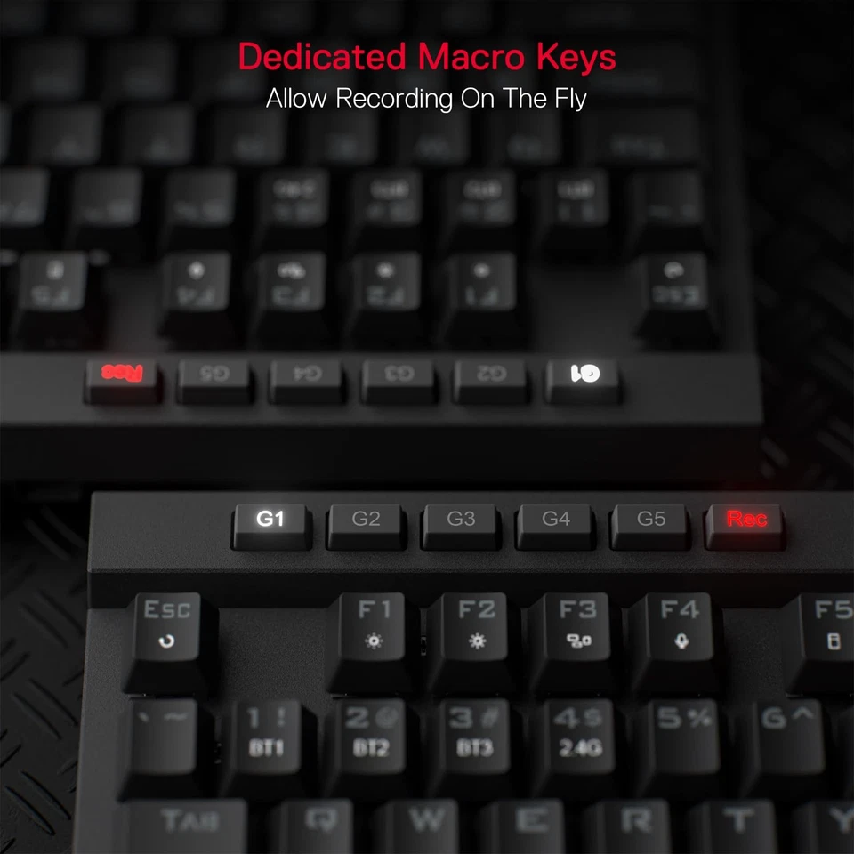 K580 PRO Wireless RGB Gaming Keyboard, 3-Modes 104 Keys Mechanical Keyboard w... - Image 4 of 4