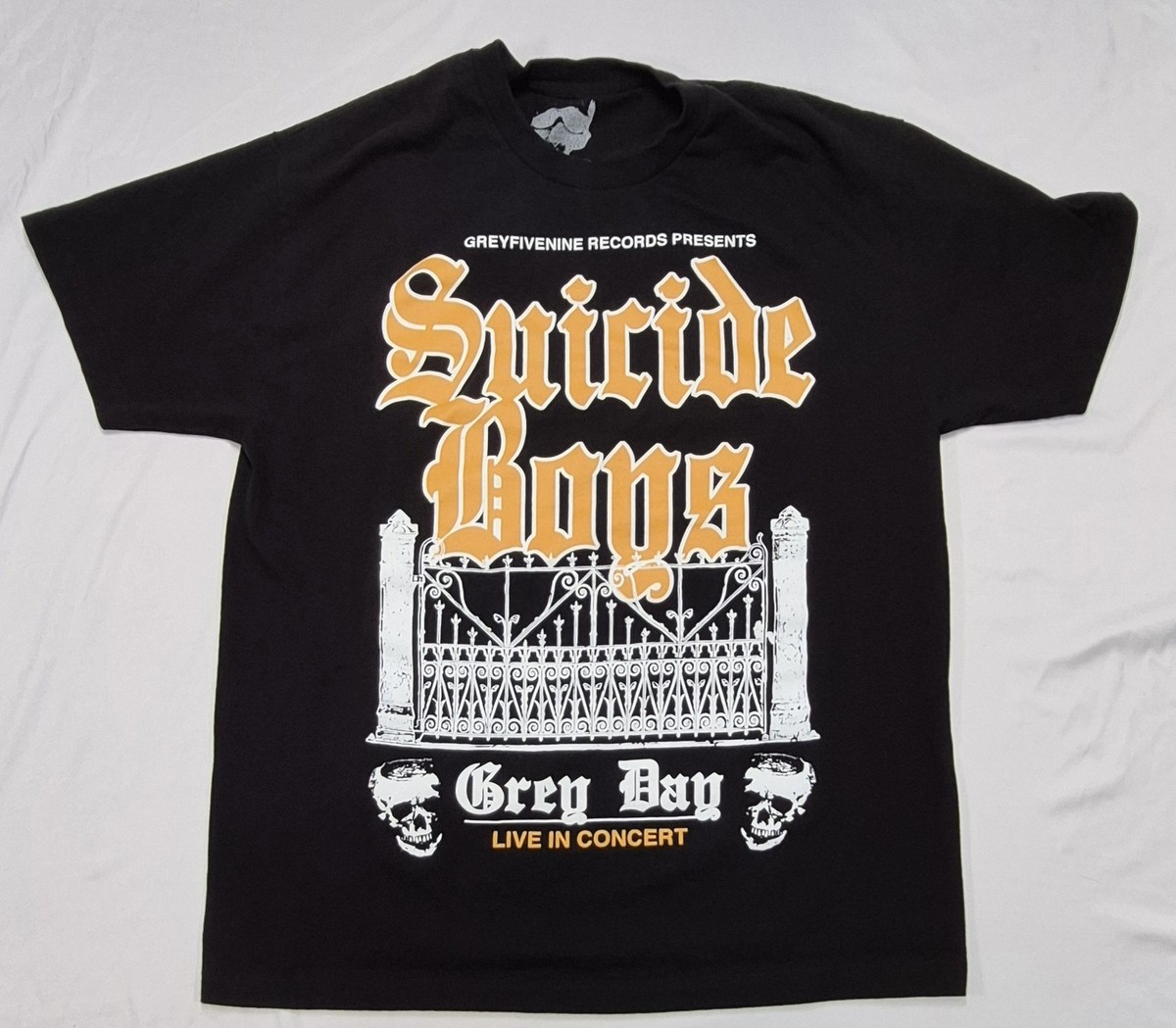 SuicideBoys Grey Day Tour Concert Merch G59 Black Gates T