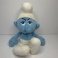 Muñeco de peluche Pitufo gruñón Los Pitufos 8 pulgadas de alto 2013