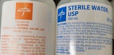 Lot of 11 Medline Sterile 0.9 Normal Saline USP 100 mL Bottle Exp 2027