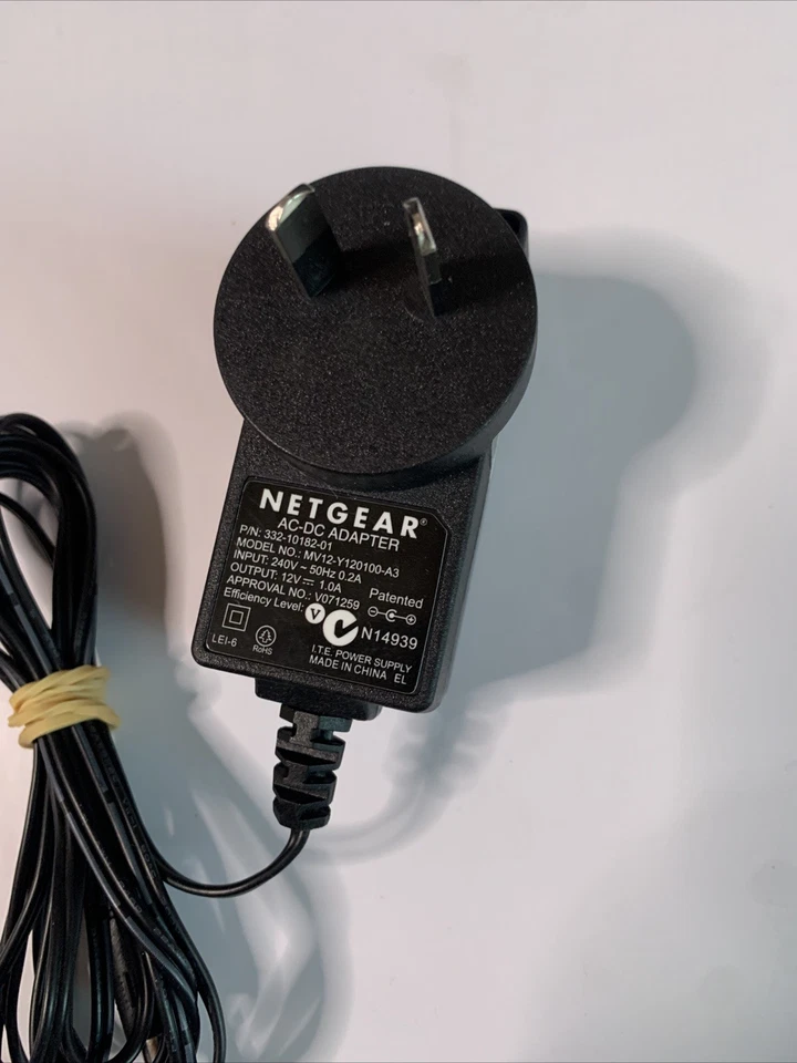 Genuine Netgear MV12-Y120100-A3 AC Adapter 12V 1A Power Supply For Router - Image 2 of 4