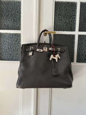 Hermes Birkin HAC 40 2010 Grey Togo SHW