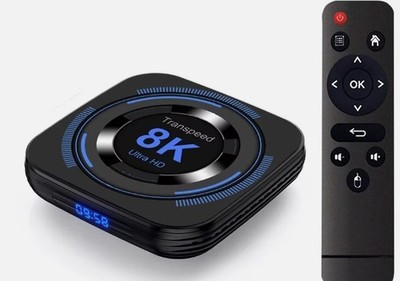 Transpeed Android 12 TV BOX Allwinner H618 Dual Wifi 32G Quad Core Cortex A53