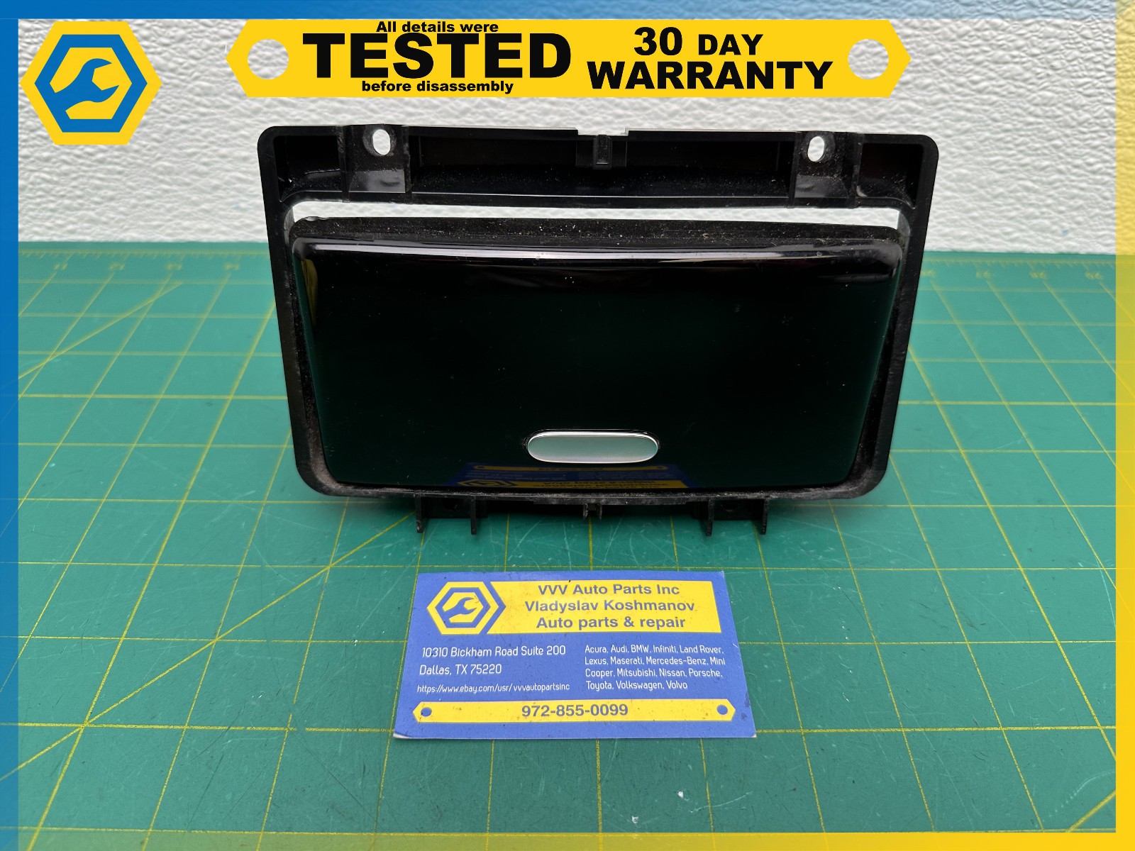 06-12 BENTLEY Flying Spur CENTER CONSOLE ASHTRAY OEM
