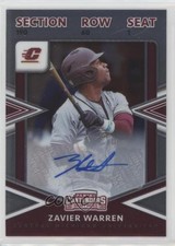 2020 Elite Extra Edition College Tickets Signatures Zavier Warren Auto 0nr3