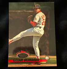 Topps 1993 Stadium Club Omar Olivares #489 St. Louis Cardinals Rookie Card. rookie card picture